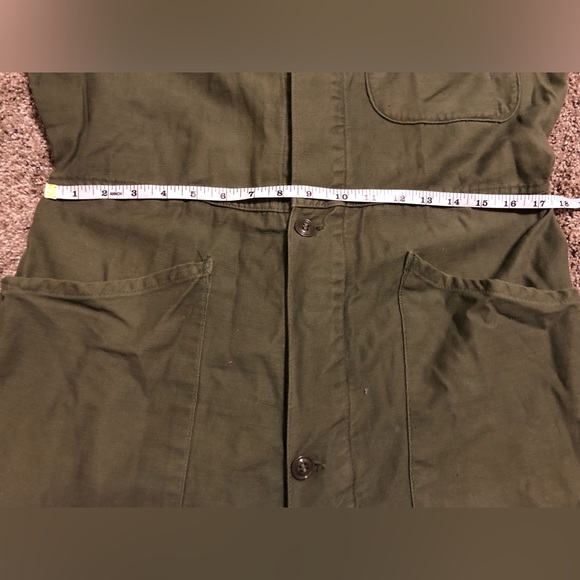 USGI OD Green Med.Coveralls Cotton Sateen TYPE I NSN 8405-00-131-6508 1970s EUC - Picture 6 of 10